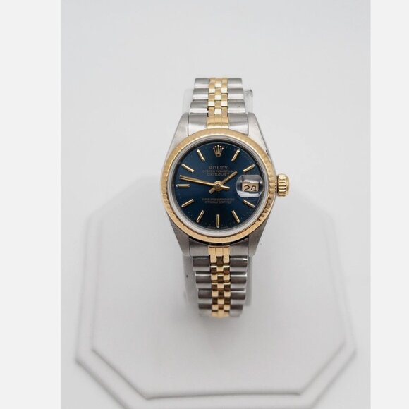 SALE ROLEX 18k Yellow Gold SS DATEJUST Ladies Watch - Picture 1 of 5